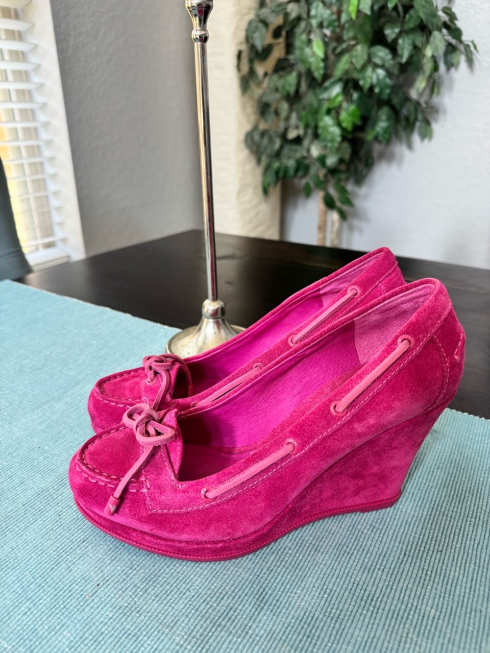 Sperry Top-Sider Jeffrey women's suede wedge heels 7.5 - Picture 4 of 7